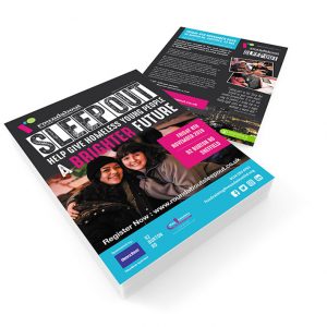 Roundabout Sleep Out 2019 Leaflet - Sheffield Printers
